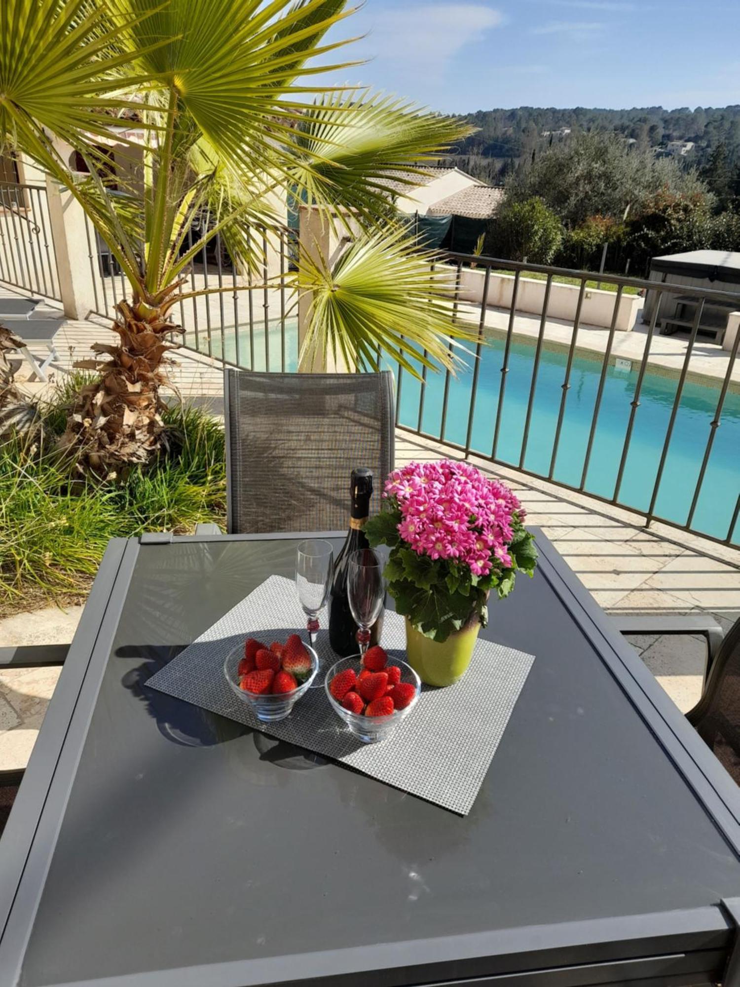 Villa Azur Lorgues Bagian luar foto